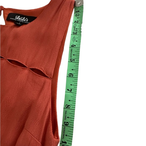 LULU’S break the spell terra cotta dress Orange Size Small Pockets - Picture 8 of 15